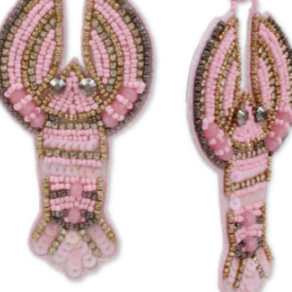 NWT BETSEY JOHNSON Lobster Earrings - Picture 4 of 5